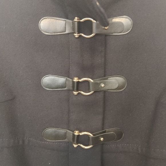 Top Shop Navy Dark blue Coat size 6 - Picture 6 of 6